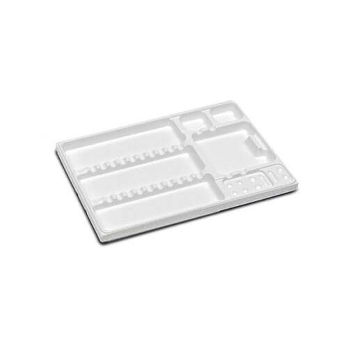 Vassoi Zigrinati Monouso Deluxe 400 pz LARIDENT