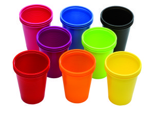Bicchieri Plastica Colorati 3000pz