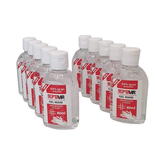 Gel Igienizzante Mani Septavir 80ml